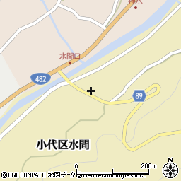 兵庫県美方郡香美町小代区水間112周辺の地図
