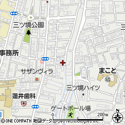 神奈川県横浜市瀬谷区三ツ境129-2周辺の地図