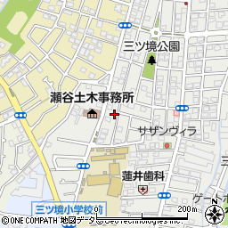 神奈川県横浜市瀬谷区三ツ境152-3周辺の地図