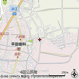 鳥取県米子市淀江町淀江872-1周辺の地図