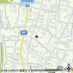 神奈川県厚木市金田423周辺の地図
