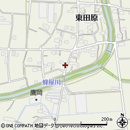 岐阜県関市東田原646周辺の地図