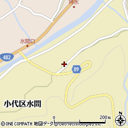 兵庫県美方郡香美町小代区水間170周辺の地図