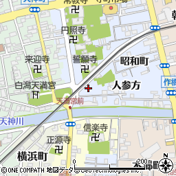 島根県松江市寺町101-13周辺の地図
