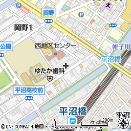 ローズハイツ横浜西口管理室周辺の地図