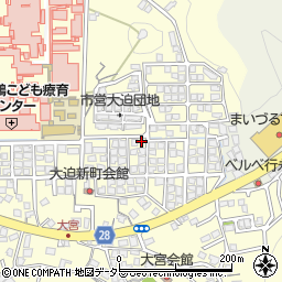 舞鶴市立　東舞鶴公園陸上競技場周辺の地図