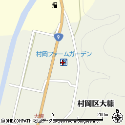 道の駅村岡ファームガーデン　牛将・精肉周辺の地図