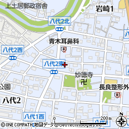 ライン調剤薬局八代店周辺の地図