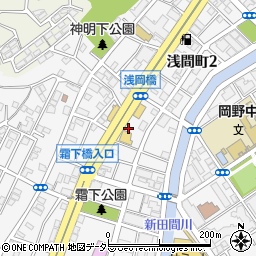神奈川県横浜市西区浅間町周辺の地図