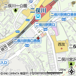 タイムズ二俣川第６駐車場周辺の地図