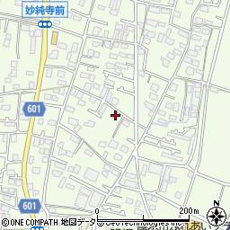 神奈川県厚木市金田421周辺の地図