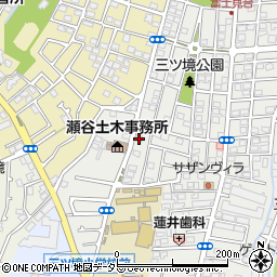 神奈川県横浜市瀬谷区三ツ境152-15周辺の地図