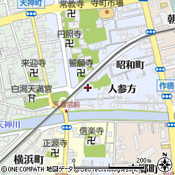 島根県松江市寺町101-7周辺の地図
