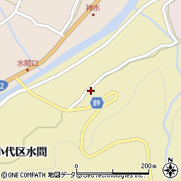 兵庫県美方郡香美町小代区水間201周辺の地図