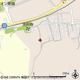 鳥取県東伯郡湯梨浜町引地周辺の地図