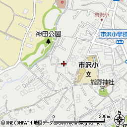 神奈川県横浜市旭区市沢町733-14周辺の地図