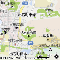 兵庫県豊岡市出石町入佐周辺の地図