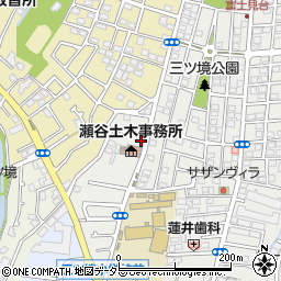 神奈川県横浜市瀬谷区三ツ境153-17周辺の地図