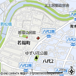 ローソン岐阜若福店周辺の地図
