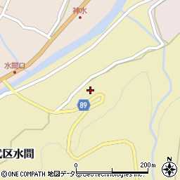 兵庫県美方郡香美町小代区水間207周辺の地図