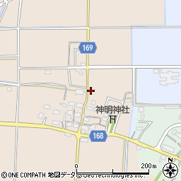 岐阜県本巣市屋井10周辺の地図