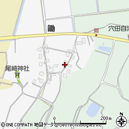 鳥取県倉吉市鋤周辺の地図