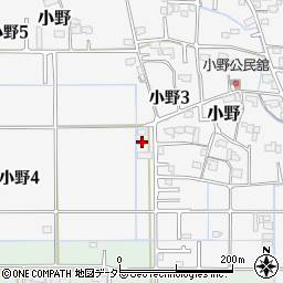 岐阜県岐阜市小野4丁目14周辺の地図