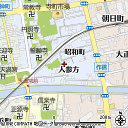 島根県松江市寺町102-17周辺の地図