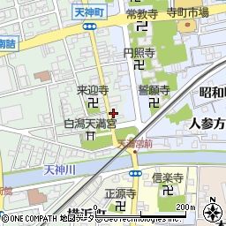 有限会社松浦硝子店　小売部周辺の地図