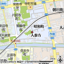 島根県松江市寺町102-16周辺の地図