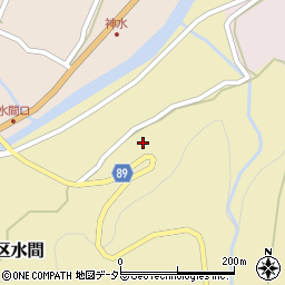 兵庫県美方郡香美町小代区水間223周辺の地図