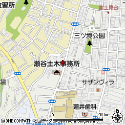 神奈川県横浜市瀬谷区三ツ境153-18周辺の地図