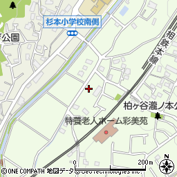 神奈川県海老名市柏ケ谷124-2周辺の地図