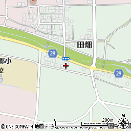 鳥取県東伯郡湯梨浜町田畑周辺の地図