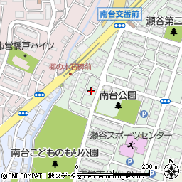 神奈川県横浜市瀬谷区南台2丁目8周辺の地図