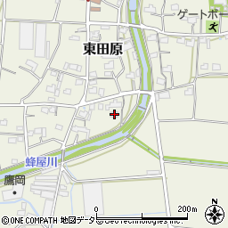 岐阜県関市東田原599周辺の地図
