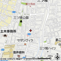 神奈川県横浜市瀬谷区三ツ境128-7周辺の地図