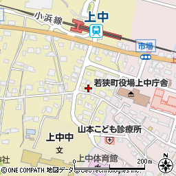 秋吉上中店周辺の地図