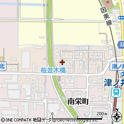 鳥取県鳥取市津ノ井周辺の地図