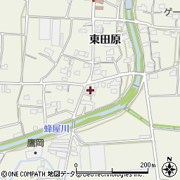岐阜県関市東田原611周辺の地図