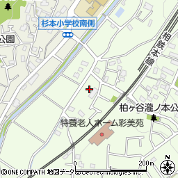 神奈川県海老名市柏ケ谷124-1周辺の地図