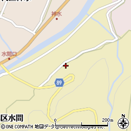 兵庫県美方郡香美町小代区水間224周辺の地図