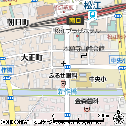 島根県松江市大正町周辺の地図