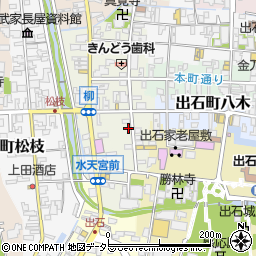 兵庫県豊岡市出石町田結庄111周辺の地図
