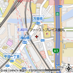 神奈川中央交通株式会社　横浜営業所・横浜駅前サービスセンター周辺の地図