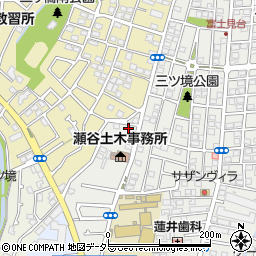 神奈川県横浜市瀬谷区三ツ境153-23周辺の地図