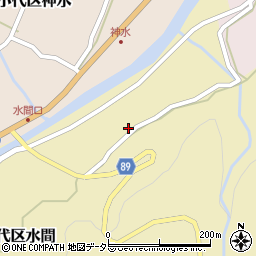 兵庫県美方郡香美町小代区水間951周辺の地図