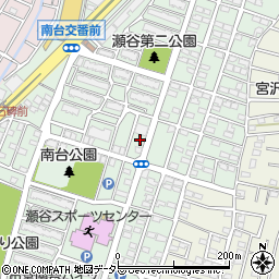神奈川県横浜市瀬谷区南台1丁目8周辺の地図