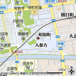 島根県松江市寺町211-17周辺の地図