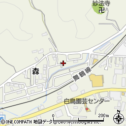 京都府舞鶴市森409周辺の地図